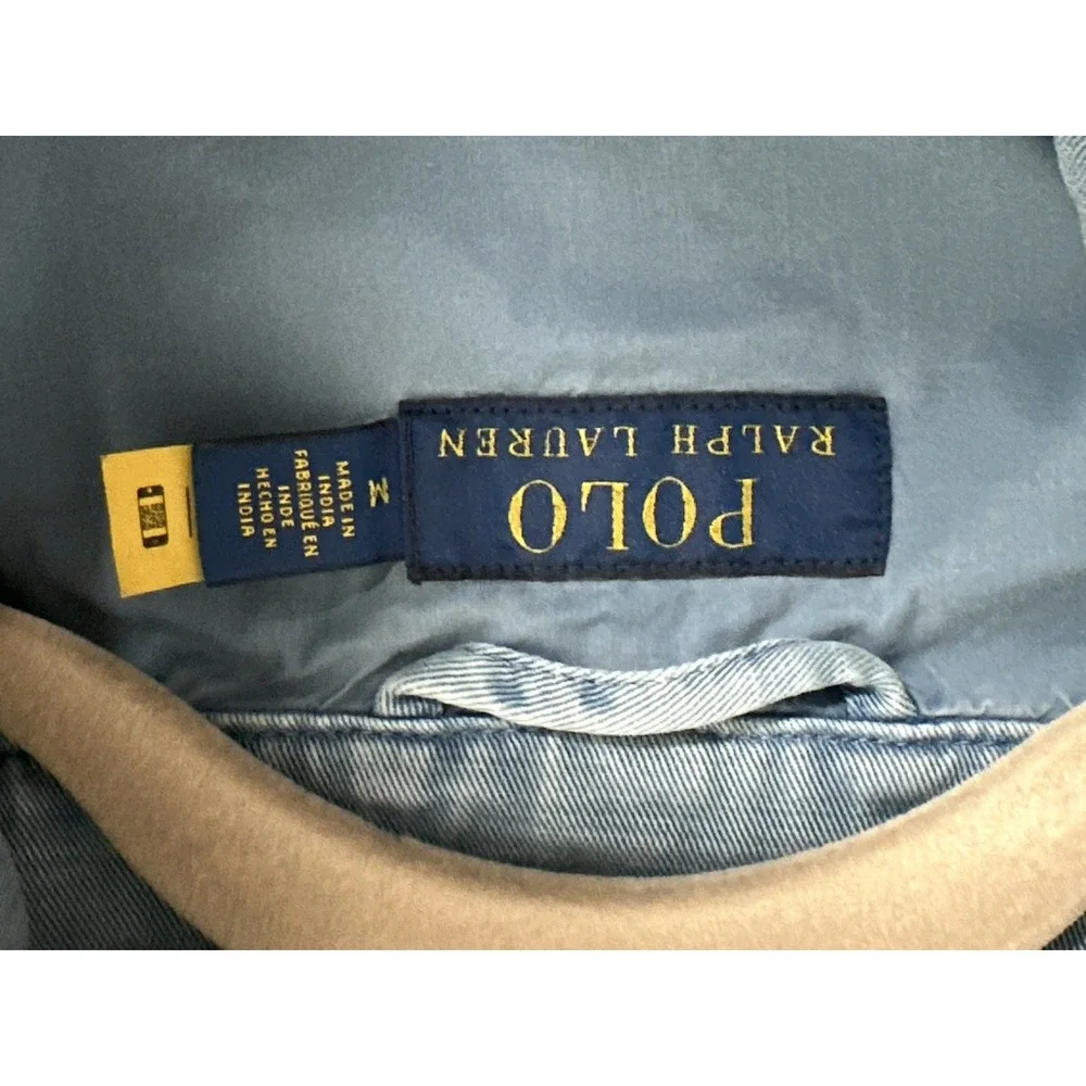 Polo Ralph Lauren, Men's Montauk Garment-Dyed Cotton-Twill Windbreaker, Blue,‎ M